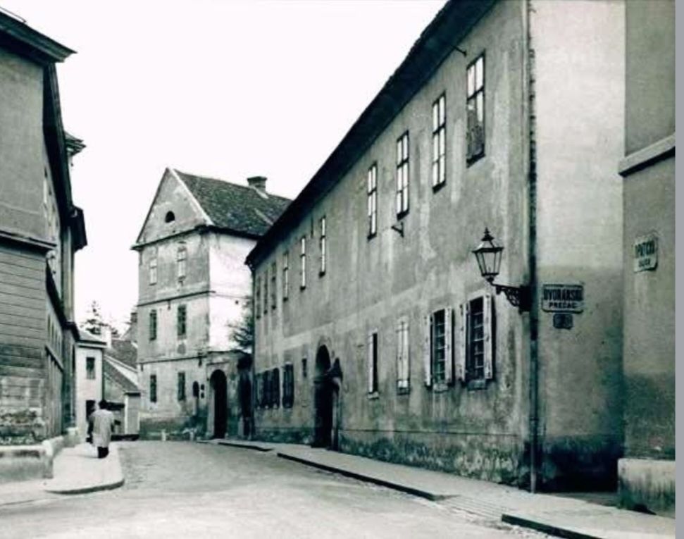 Gornji grad. Opatička ulica 1955. godine